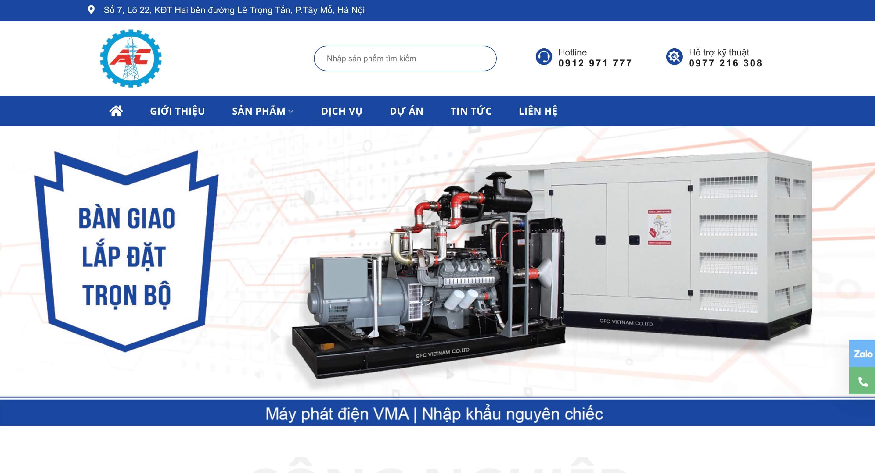 Điện Máy Á Châu – Website Catalogue Máy Phát Điện