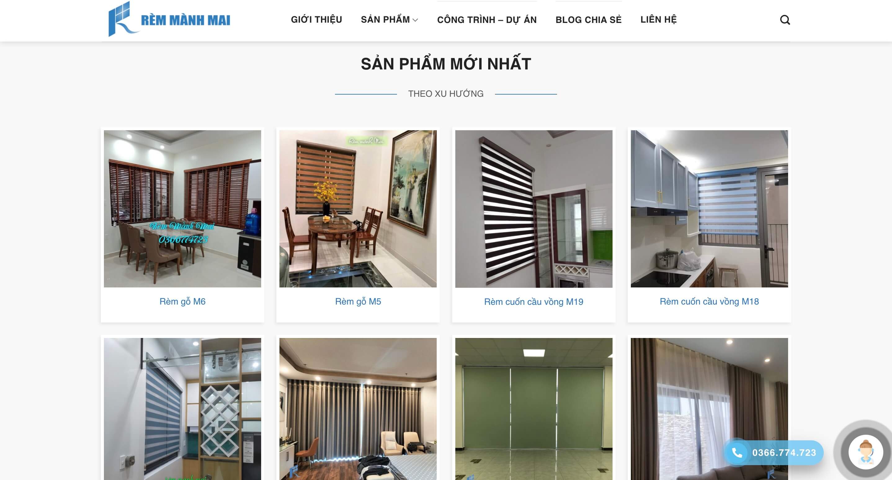 Rèm Mành Mai – Website Giới Thiệu & Catalogue Rèm Cửa