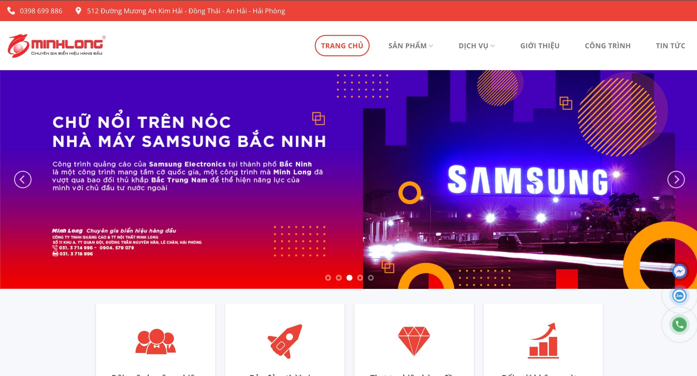 Quảng Cáo Minh Long – Website Quảng Cáo & Thi Công Biển Hiệu